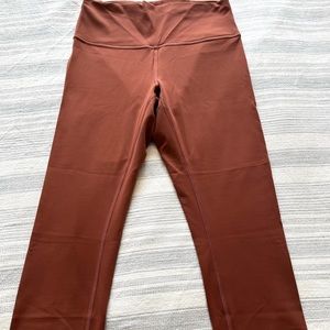 Lululemon Wunder Train High-Rise Crop 21” Sz 10, Ancient Copper